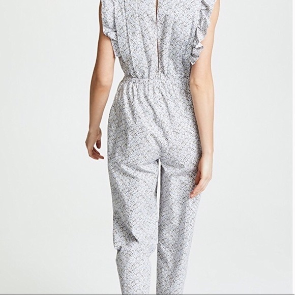 La Vie Rebecca Taylor Meadow Floral Jumpsuit Size Small - Picture 3 of 6